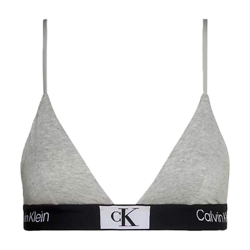 Calvin Klein Unlined Grey Heather Triangle Bra